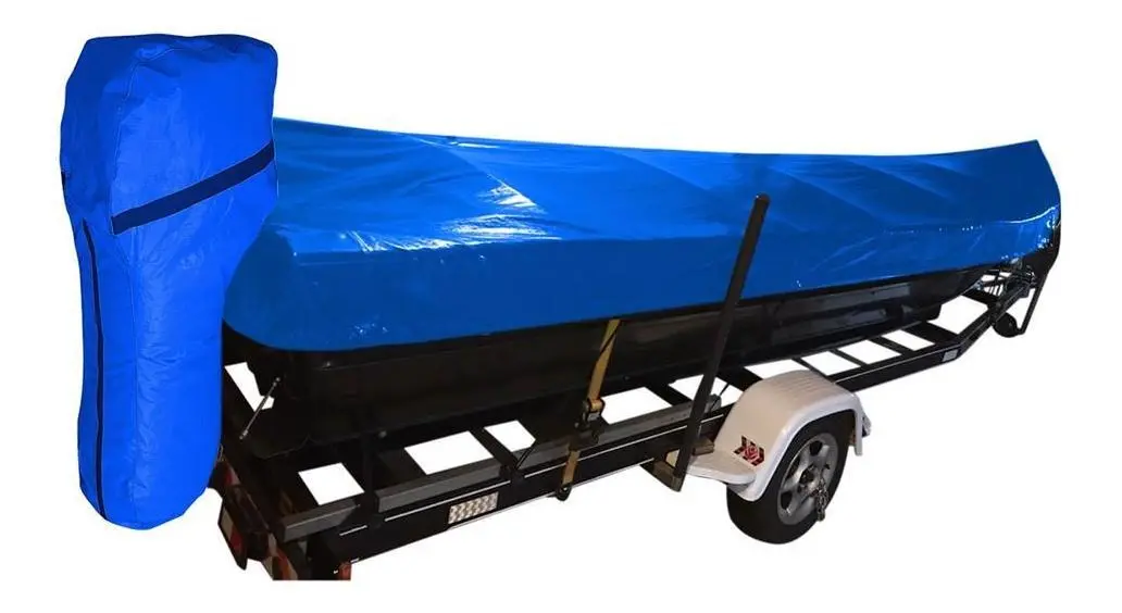 Proteção para barco contra sol e chuva